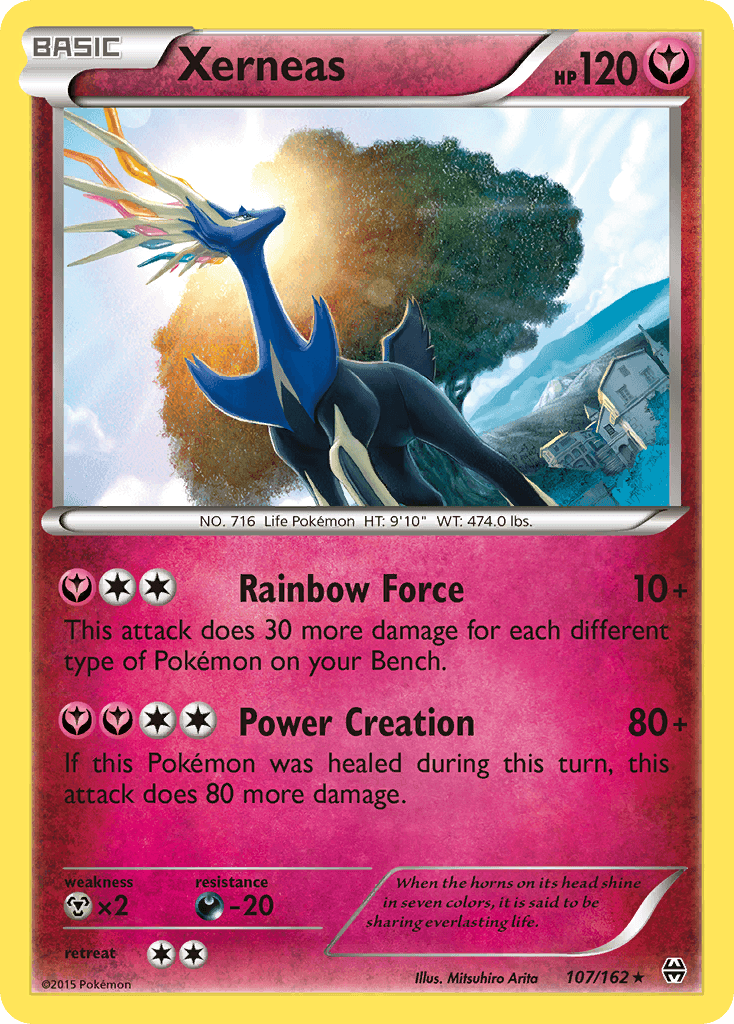 Xerneas Pokémon card