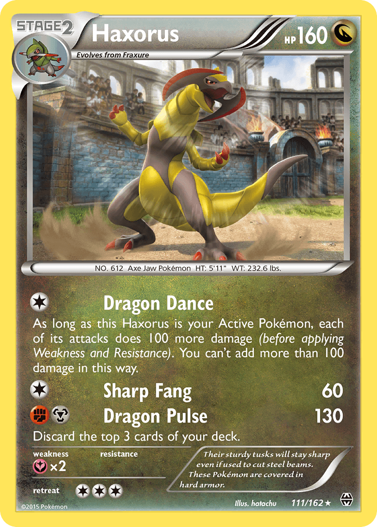 Haxorus Pokémon card