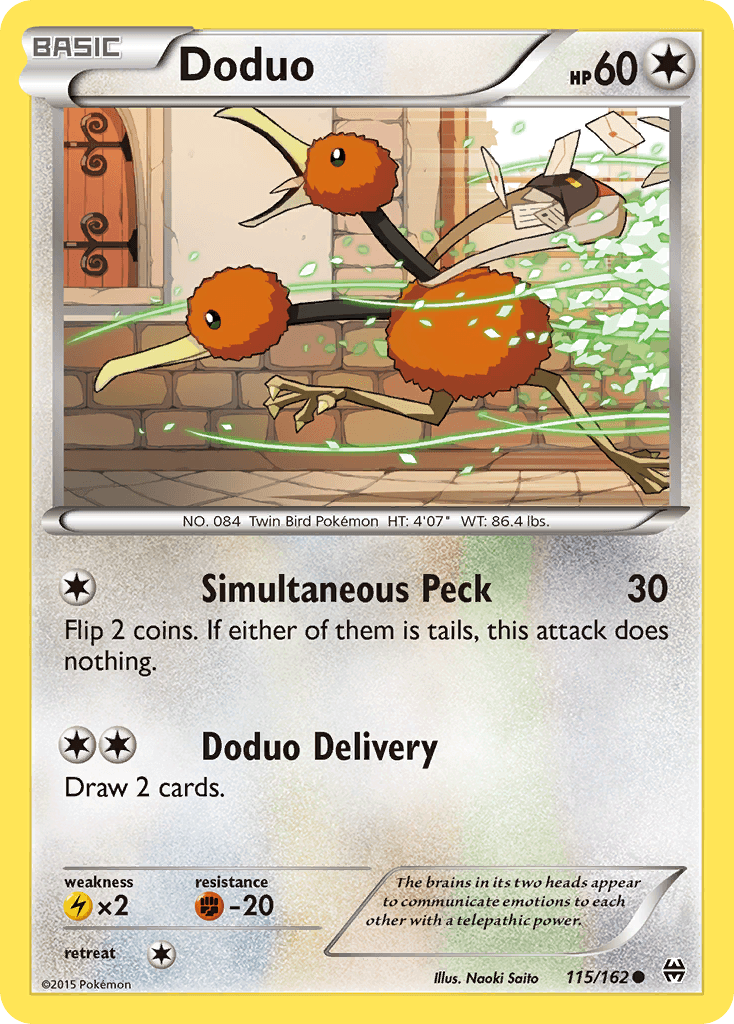 Doduo Pokémon card