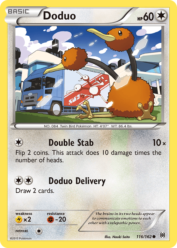 Doduo Pokémon card