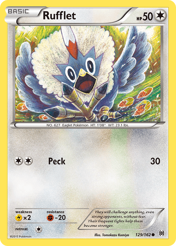 Rufflet Pokémon card