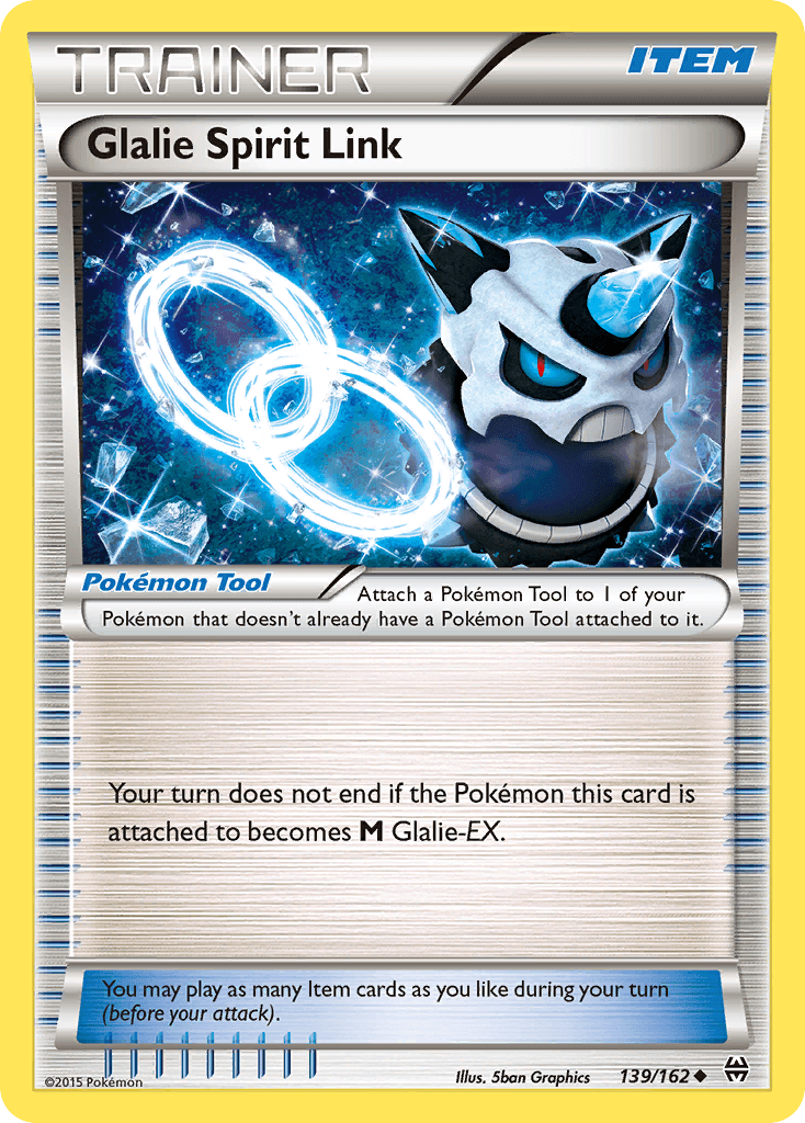 Glalie Spirit Link Pokémon card