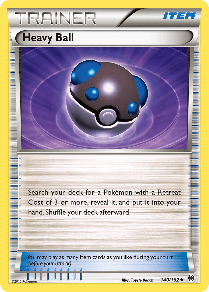 Heavy Ball Pokémon card
