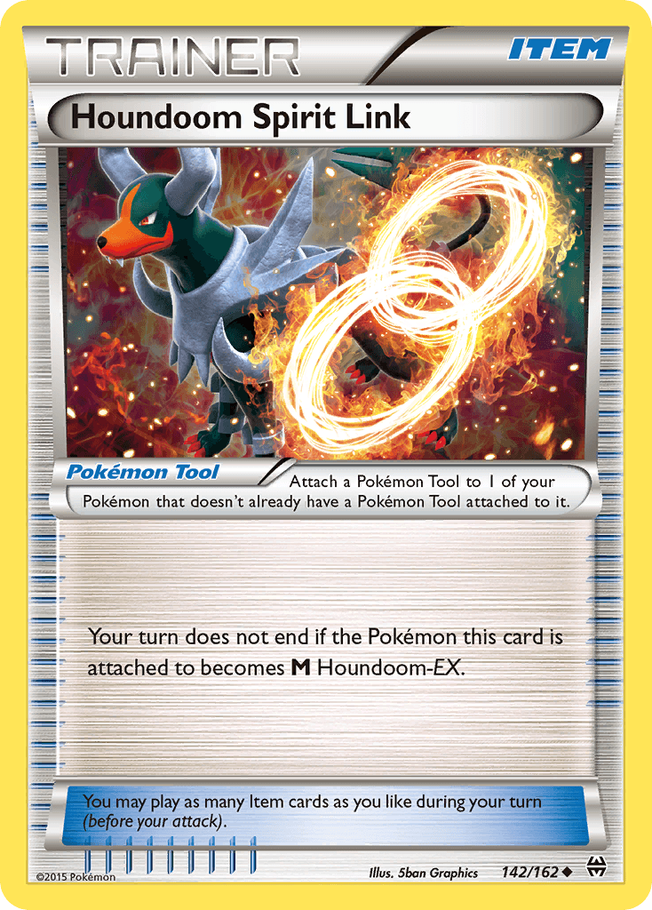 Houndoom Spirit Link Pokémon card