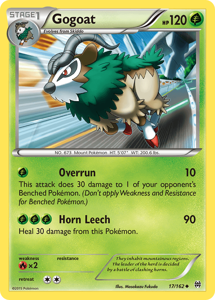 Gogoat Pokémon card