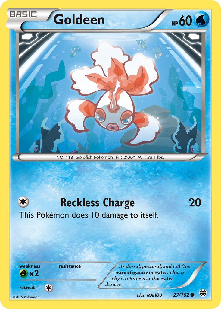 Goldeen Pokémon card