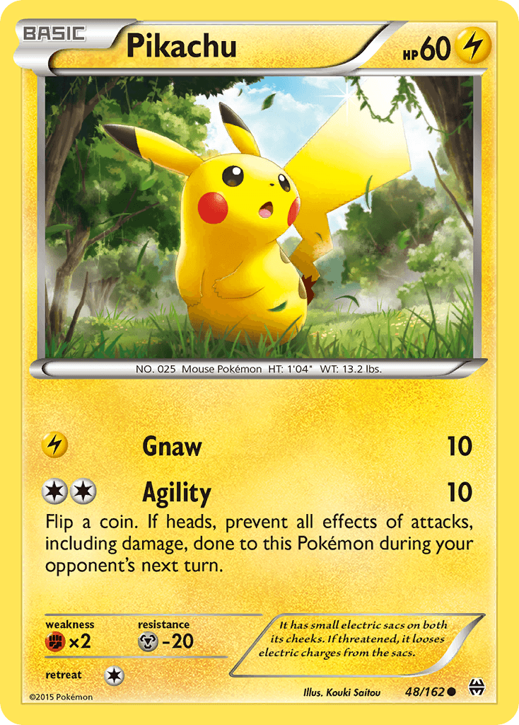Pikachu Pokémon card