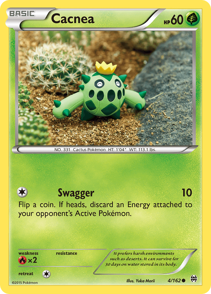 Cacnea Pokémon card