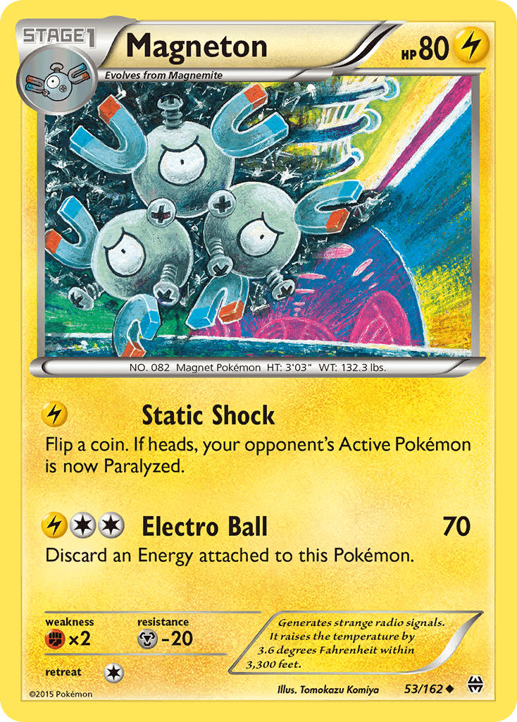 Magneton Pokémon card