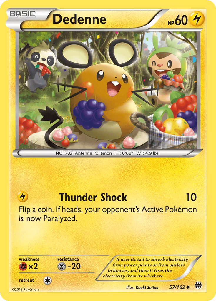 Dedenne Pokémon card