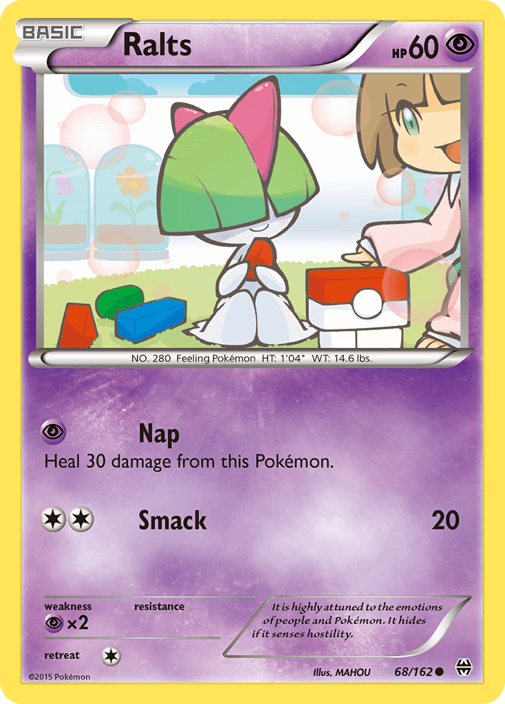 Ralts Pokémon card