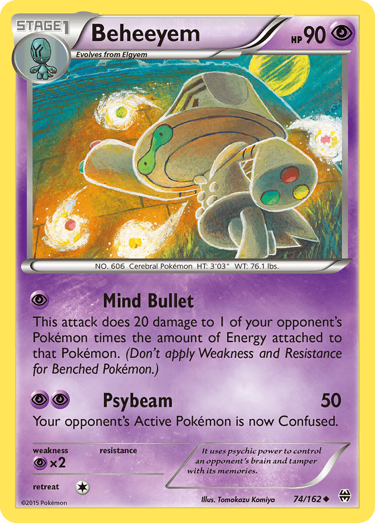 Beheeyem Pokémon card