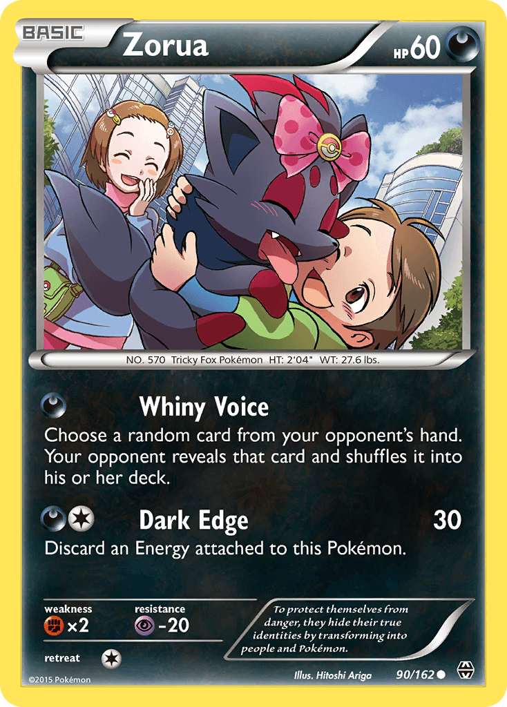 Zorua Pokémon card