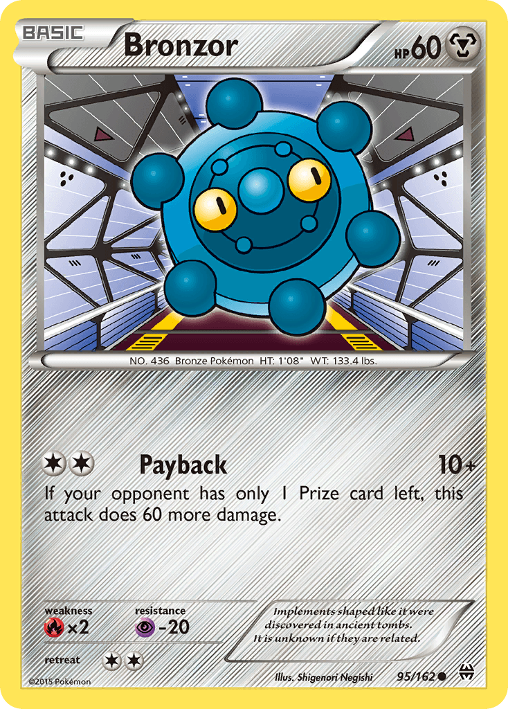 Bronzor Pokémon card