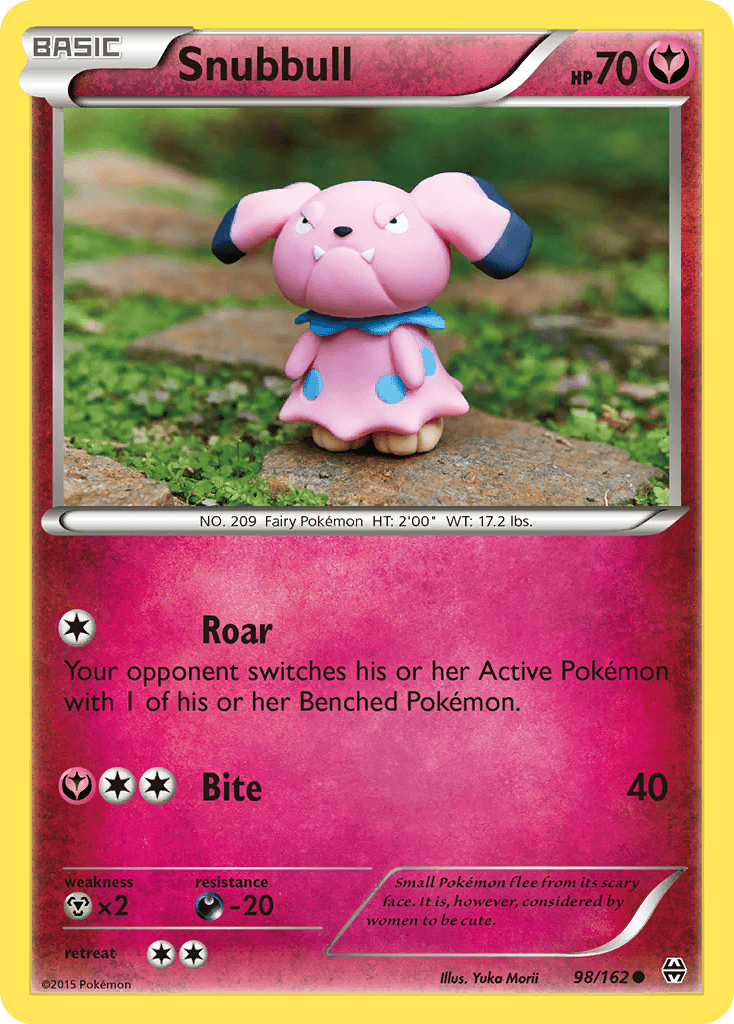 Snubbull Pokémon card