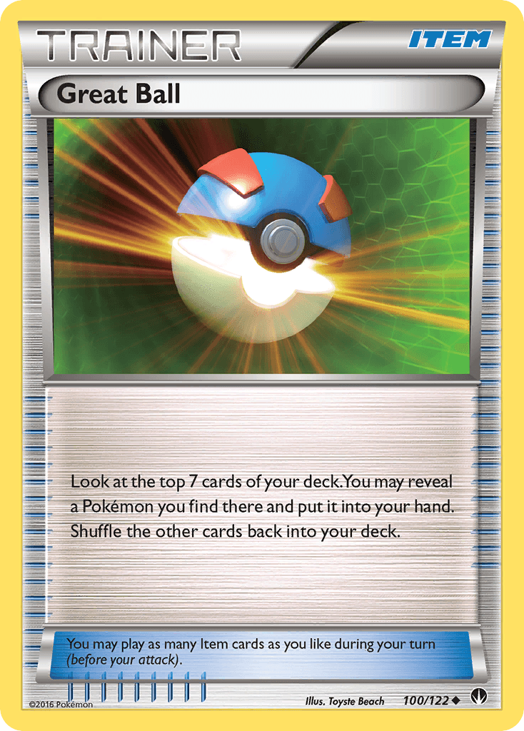 Great Ball Pokémon card