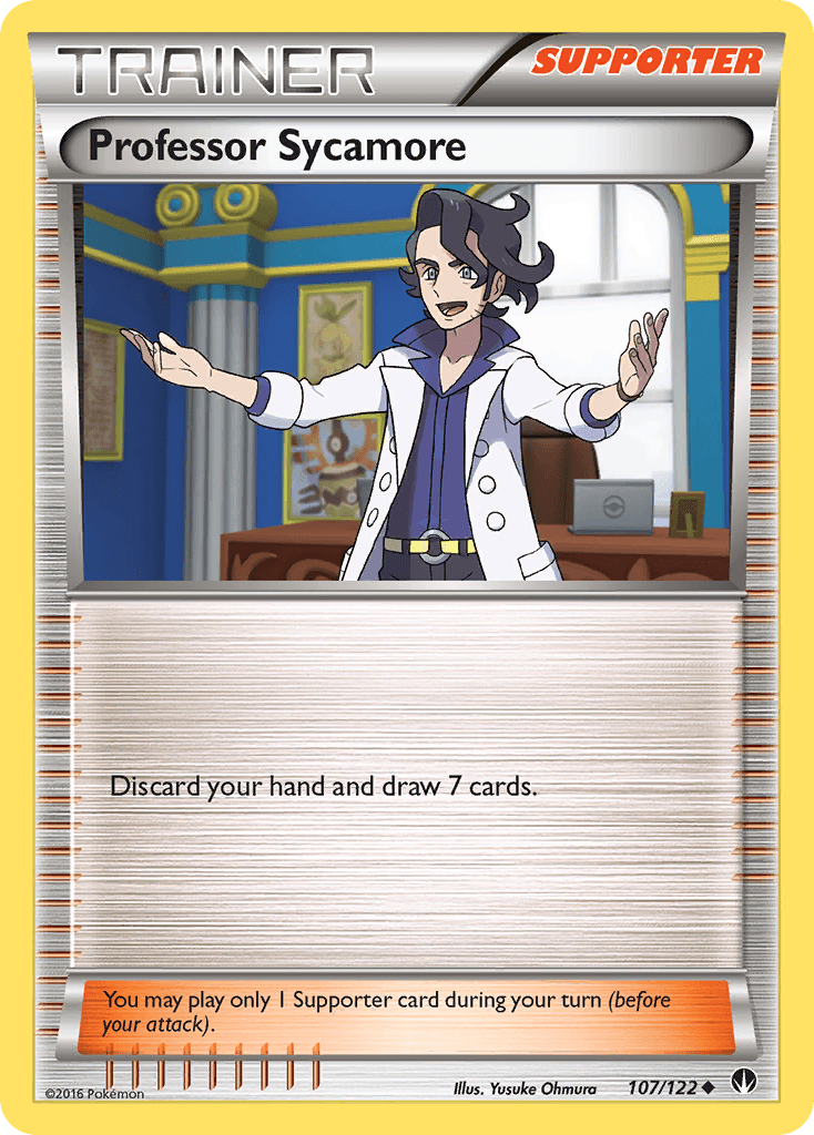 Professor Sycamore Pokémon card