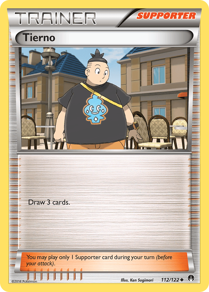 Tierno Pokémon card