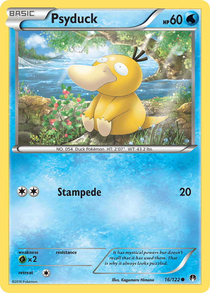 Psyduck Pokémon card