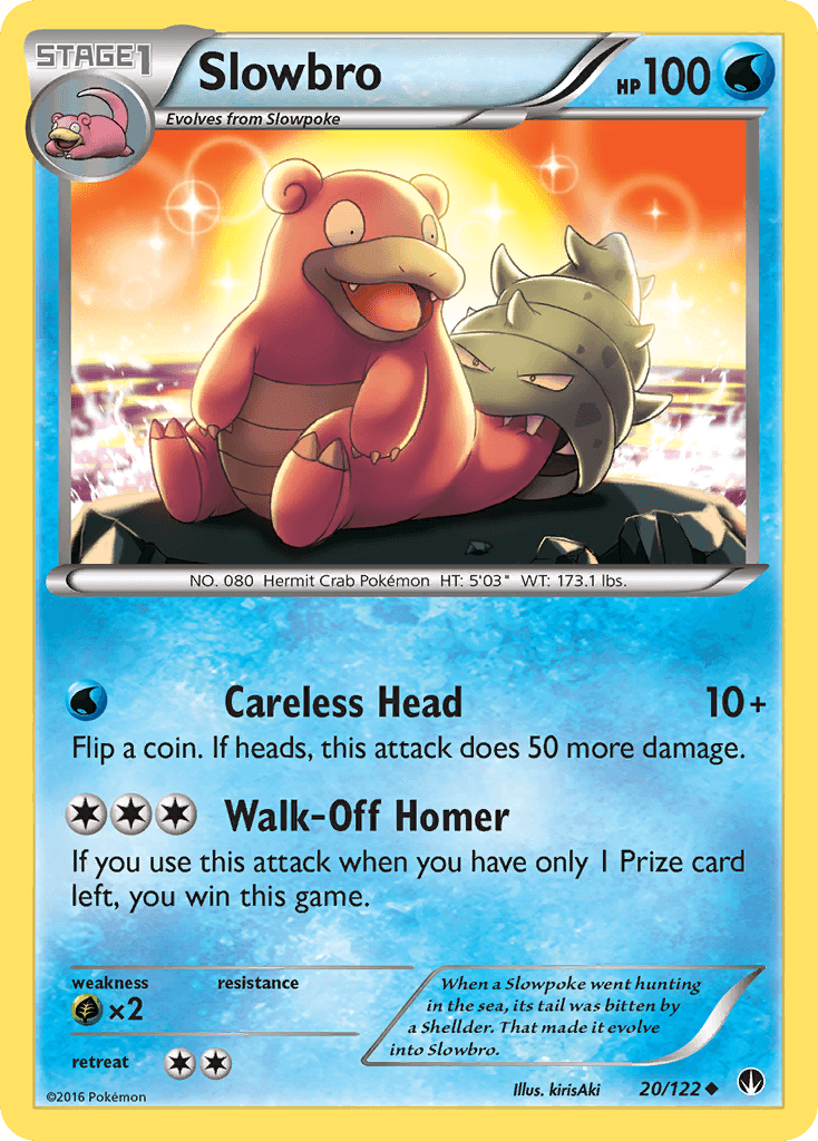 Slowbro Pokémon card