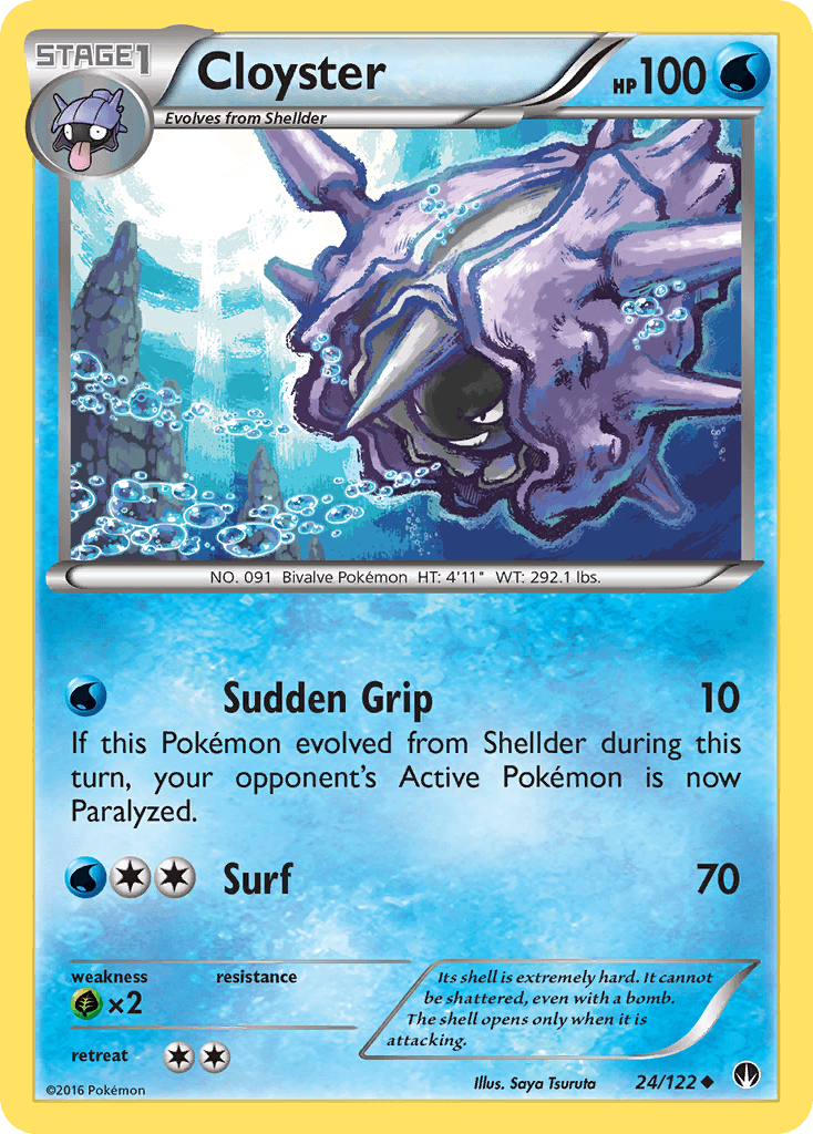 Cloyster Pokémon card