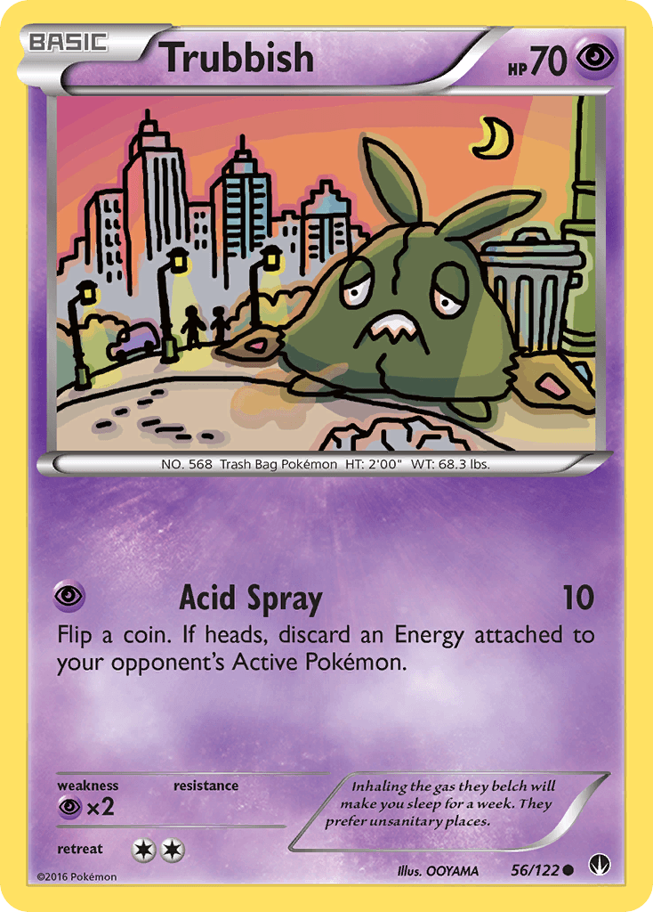 Trubbish Pokémon card