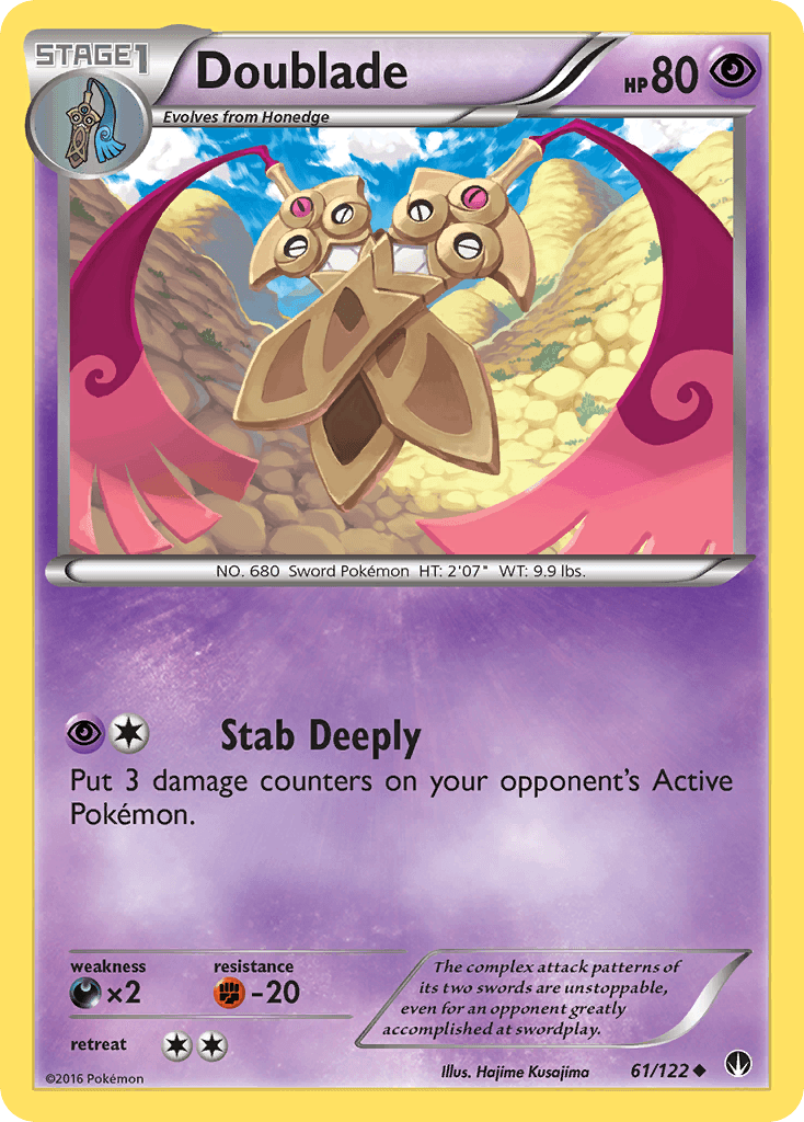 Doublade Pokémon card