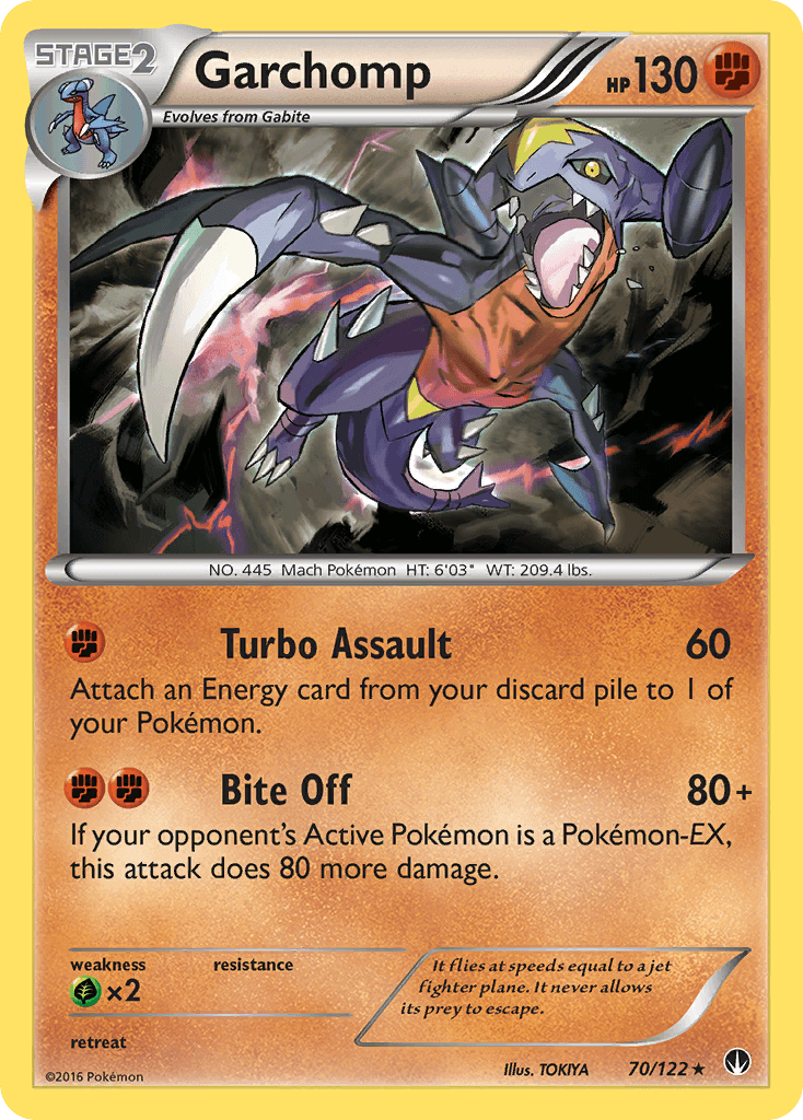 Garchomp Pokémon card