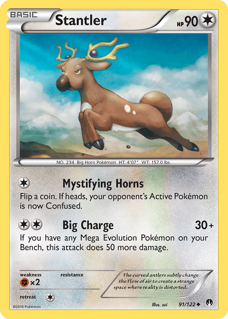 Stantler Pokémon card