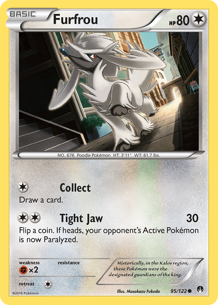 Furfrou Pokémon card