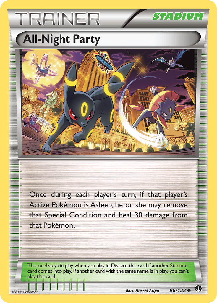 All-Night Party Pokémon card