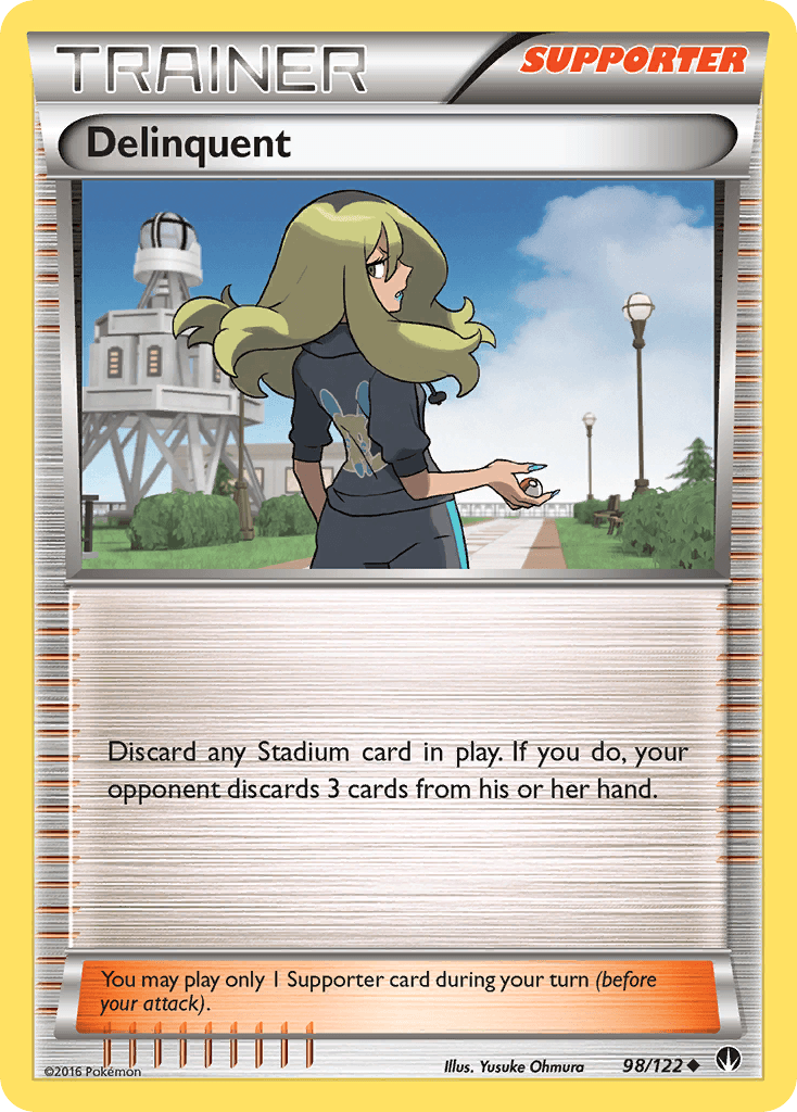Delinquent Pokémon card