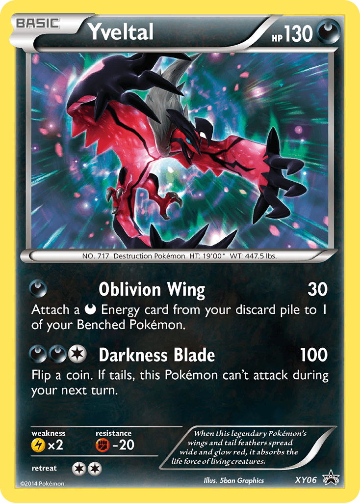Yveltal Pokémon card