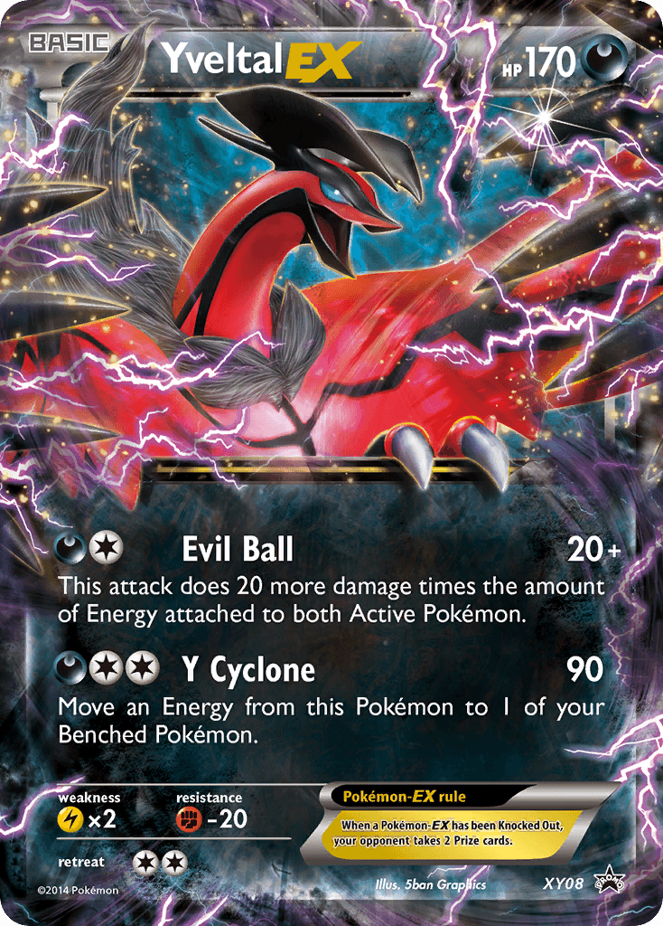 Yveltal-EX Pokémon card