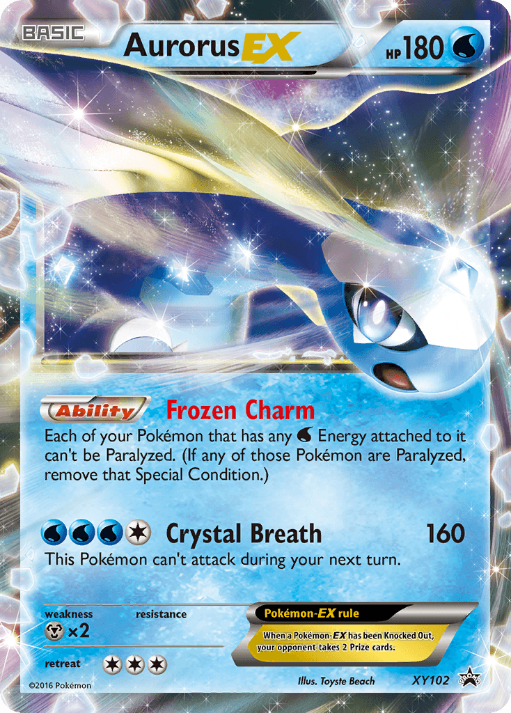 Aurorus-EX Pokémon card