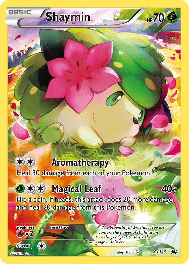 Shaymin Pokémon card