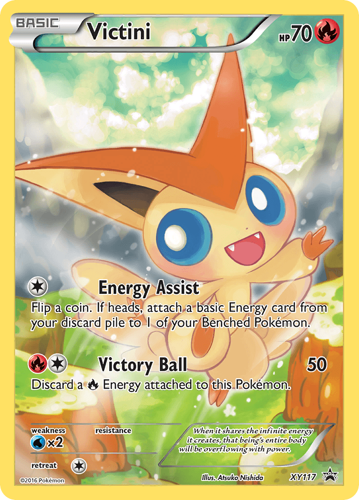 Victini Pokémon card