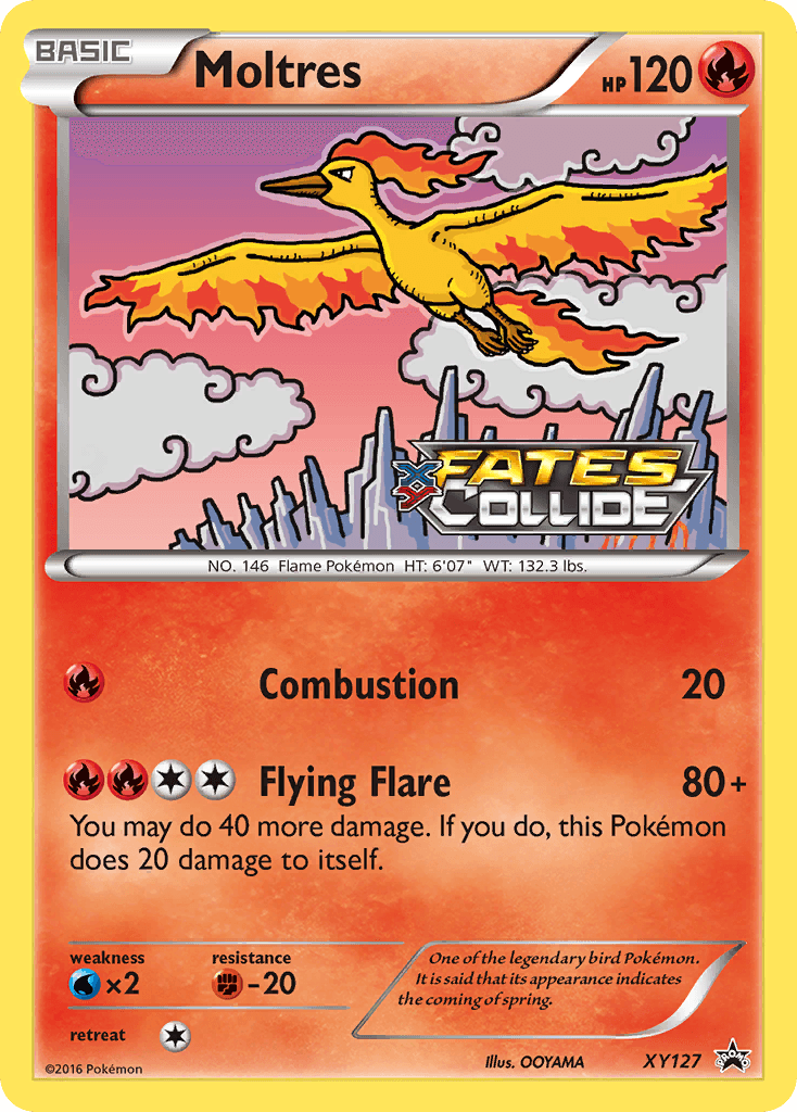 Moltres Pokémon card