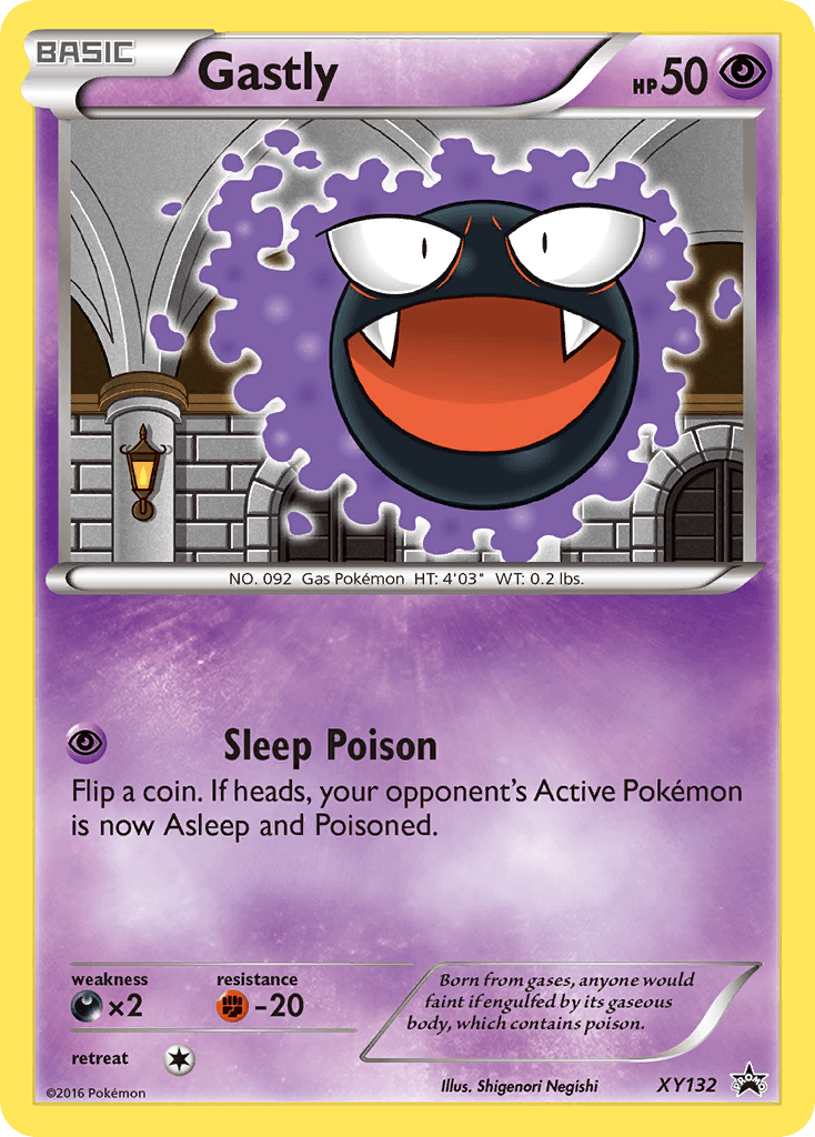 Gastly Pokémon card