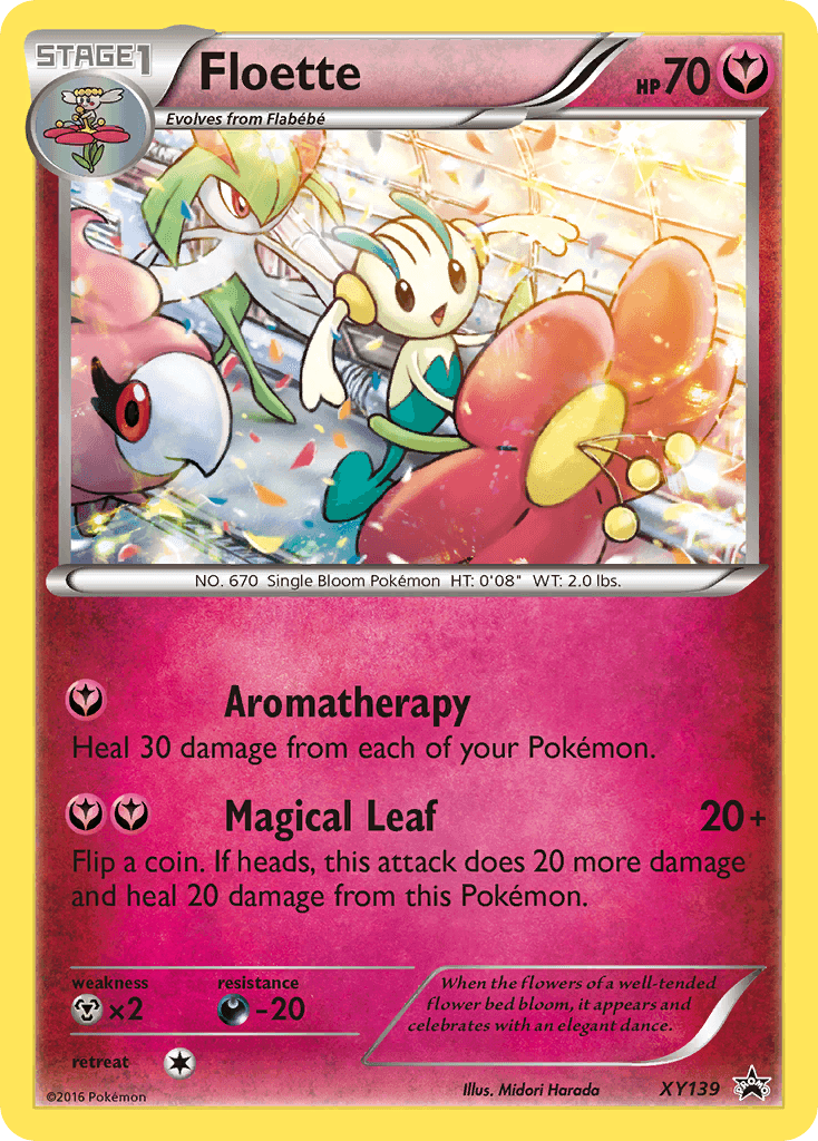 Floette Pokémon card