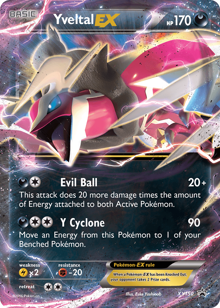 Yveltal-EX Pokémon card