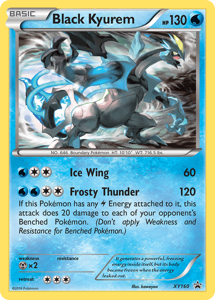 Black Kyurem Pokémon card