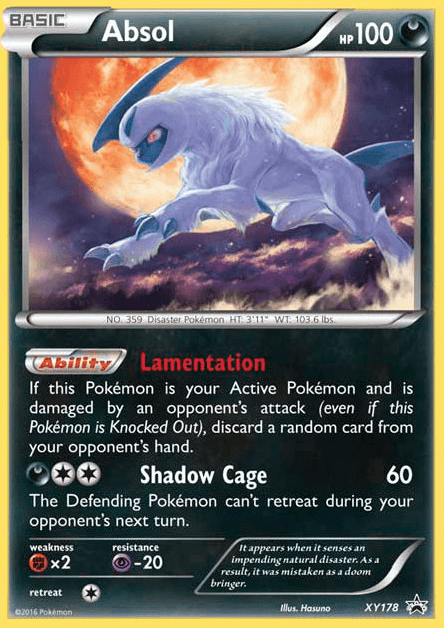 Absol Pokémon card