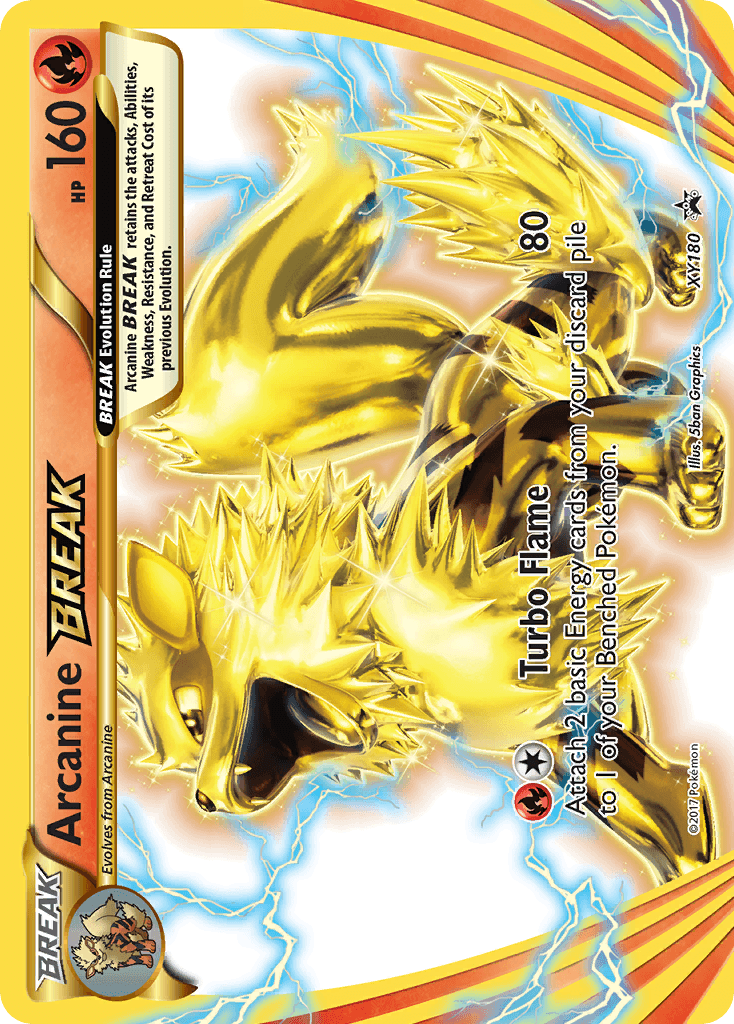 Arcanine BREAK from XY Black Star Promos