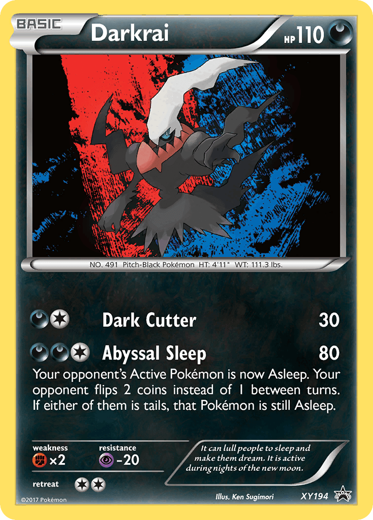 Darkrai from XY Black Star Promos