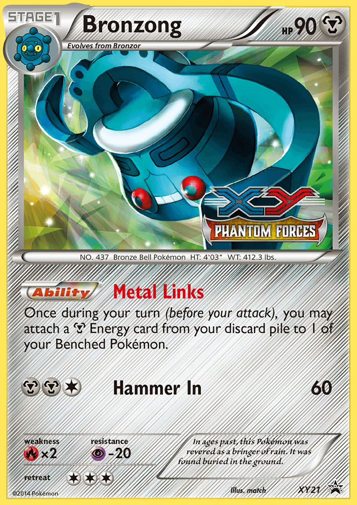 Bronzong Pokémon card