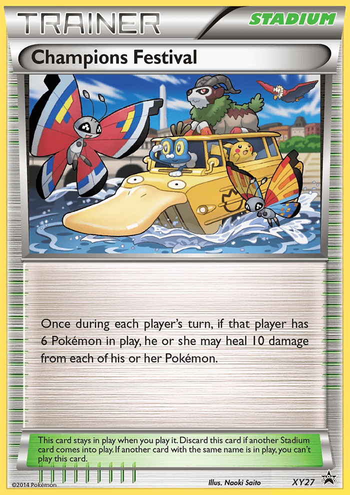 Champions Festival Pokémon card