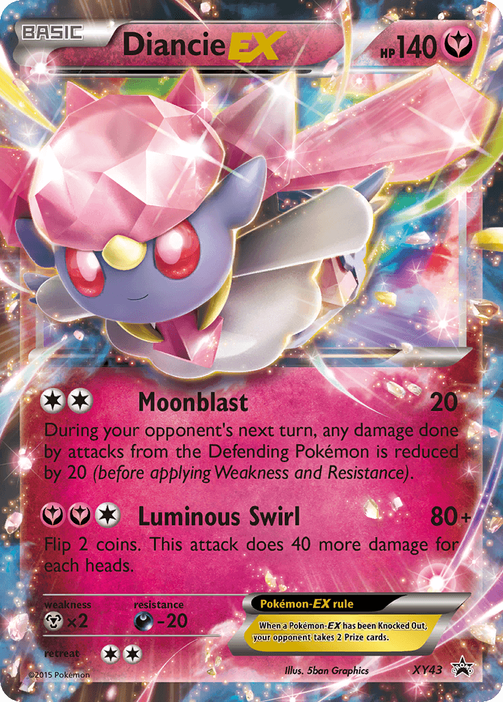 Diancie-EX Pokémon card