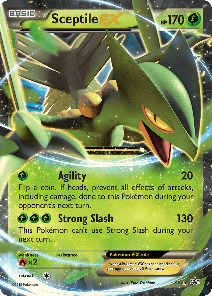 Sceptile-EX Pokémon card