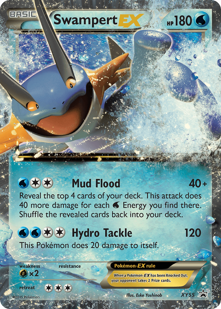 Swampert-EX Pokémon card